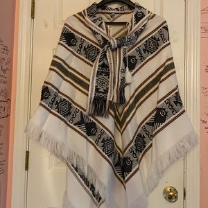 Tejidos Diaz Wool Acrylic Poncho